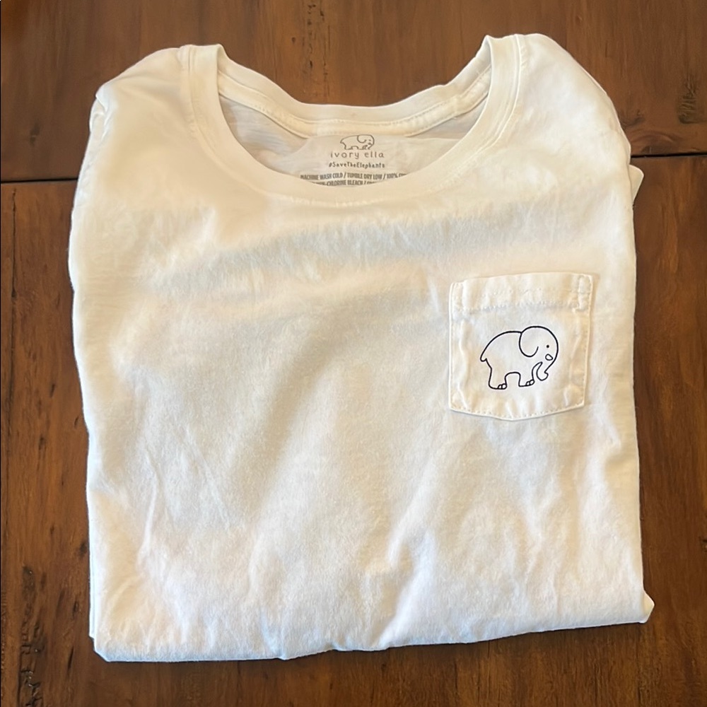 Ivory Ella Kids Cream Elephant Tee